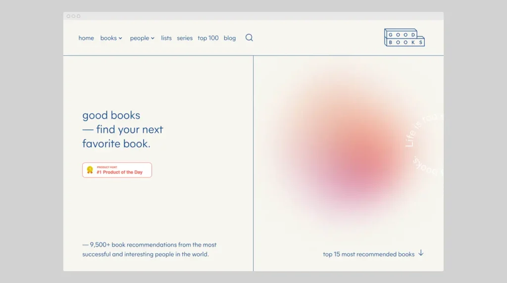 minimalizm web design - przykład 6