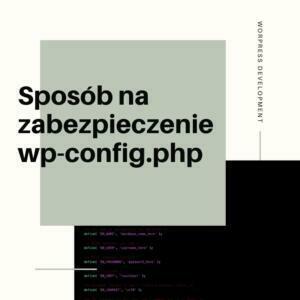 Zabezpieczenie wp-config.php przez htaccess wordpress